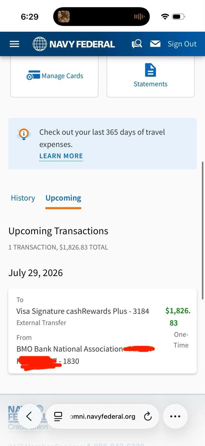 Confirmed payout of $1826 from Wazbee Casino
