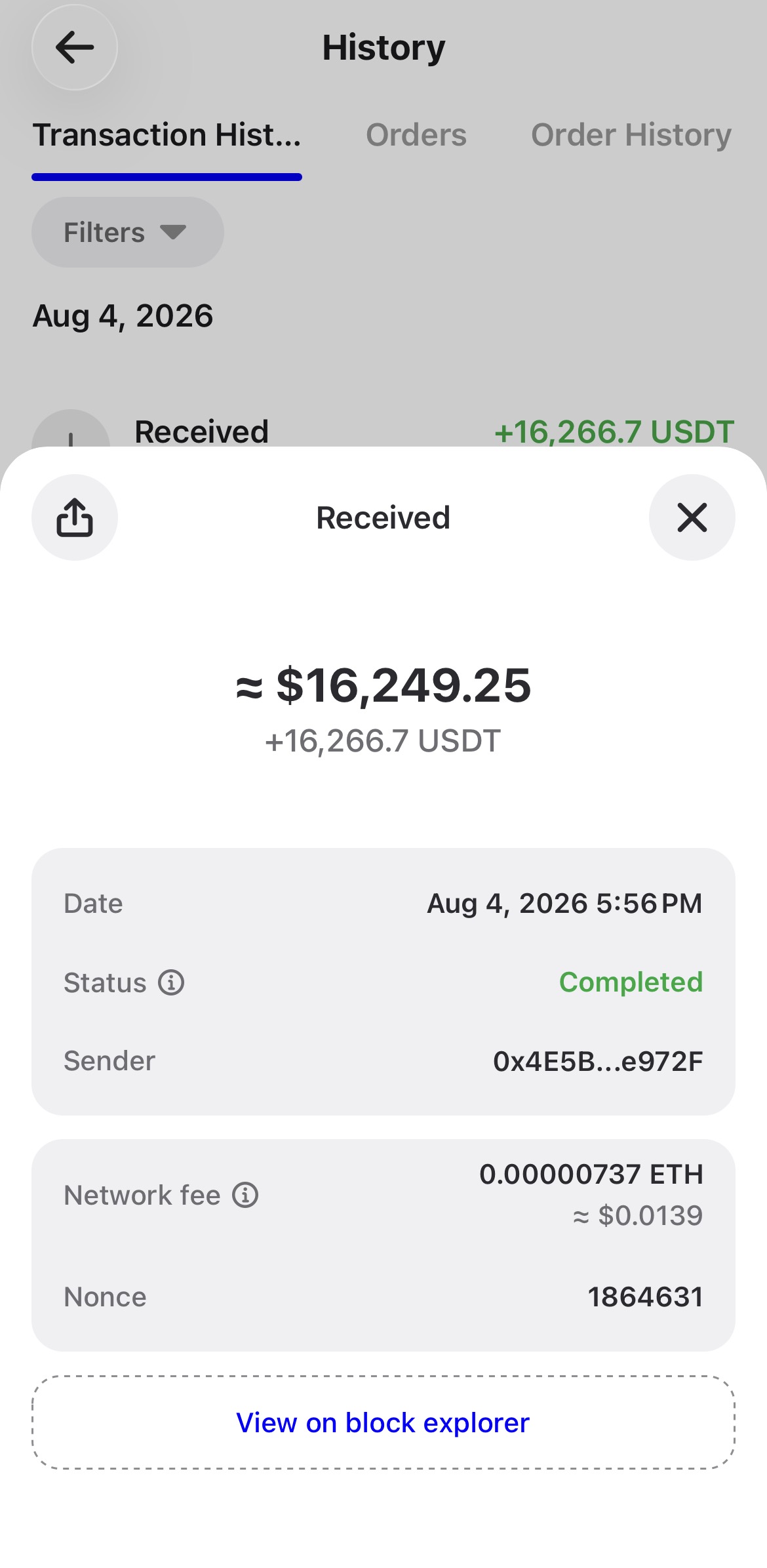 Confirmed payout of $16249 from Lunaland Casino